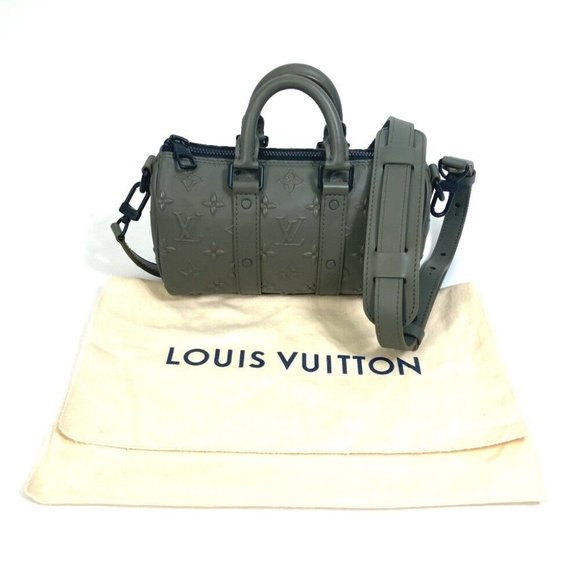 Authentic LOUIS VUITTON Monogram sticker KeepallXS 2WAY Shoulder Bag - Picture 1 of 16